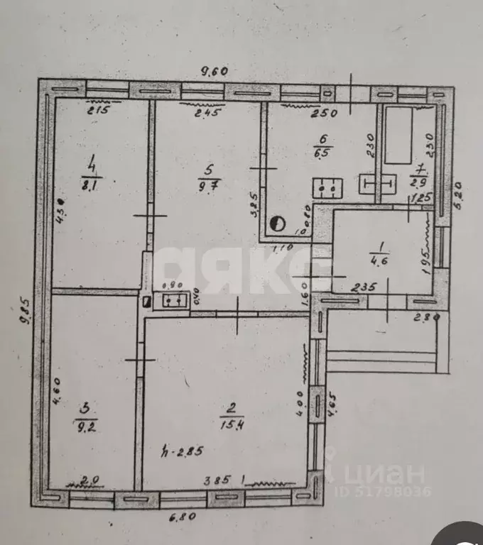 Дом в Краснодарский край, Кореновск ул. Карла Маркса, 32 (60 м) - Фото 2