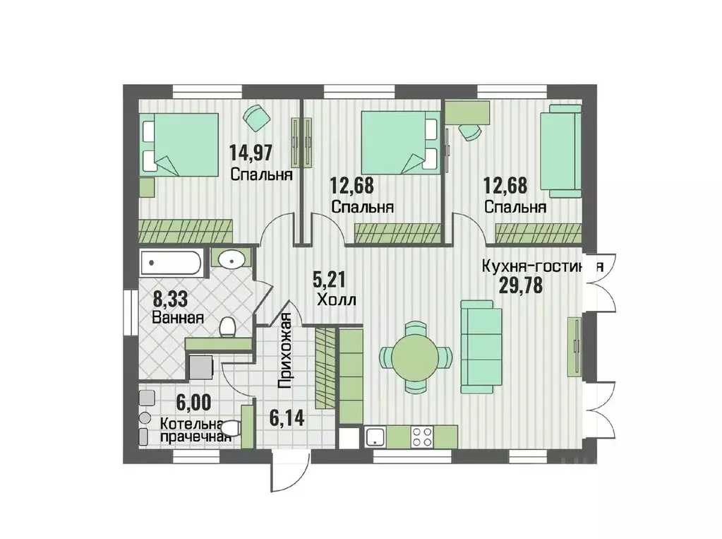 Коттедж в Москва № 177 кв-л, 254 (96 м) - Фото 1