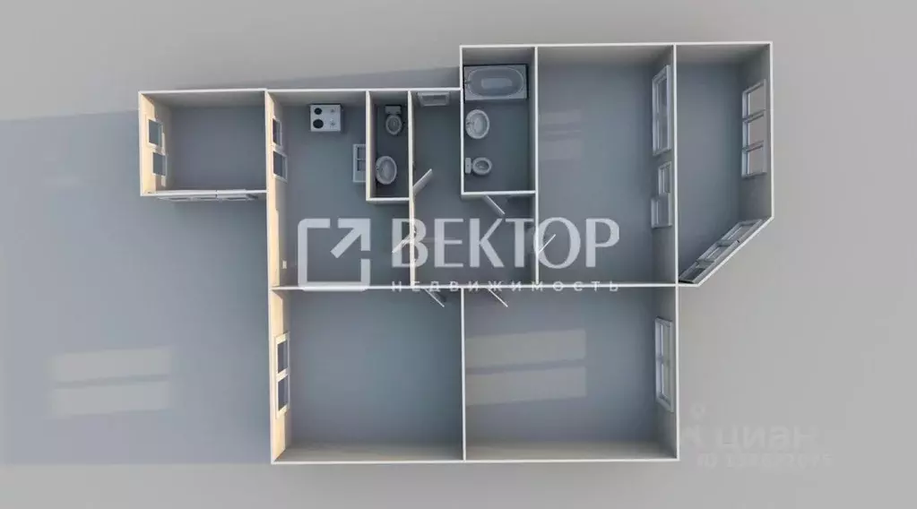 3-к кв. Ярославская область, Ярославль Советская ул., 41к3 (115.0 м) - Фото 2