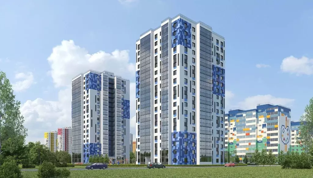 1-к кв. Татарстан, Зеленодольск просп. Строителей, 34 (39.8 м) - Фото 1