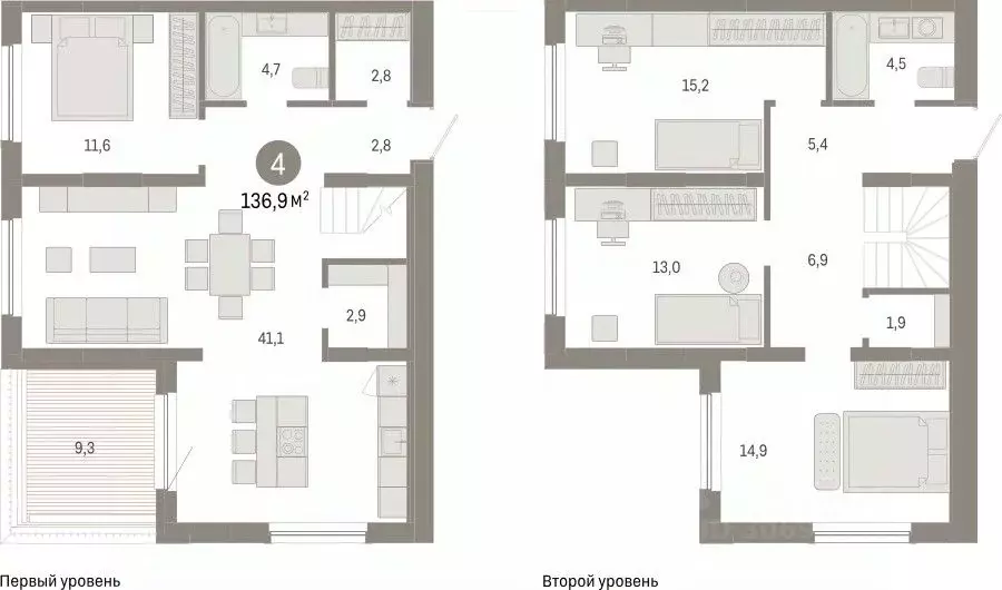 4-к кв. Новосибирская область, Новосибирск Большевистская ул., с49 ... - Фото 1