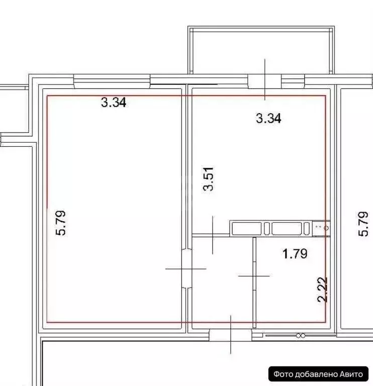 1-комнатная квартира: Воронеж, улица Шидловского, 26 (37.5 м) - Фото 1