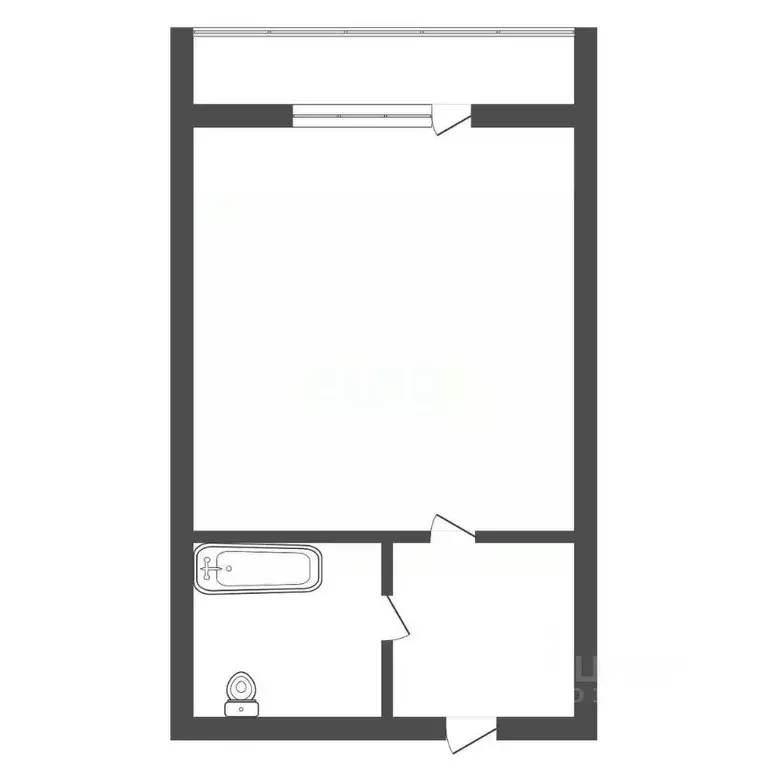 Студия Амурская область, Благовещенск Новая ул., 24 (23.5 м) - Фото 2