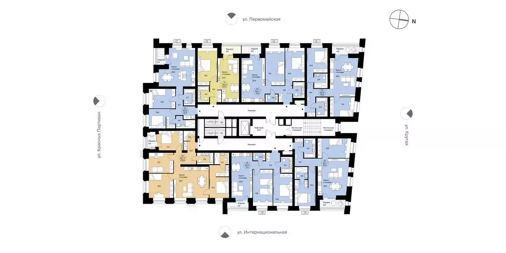 1-комнатная квартира: Сыктывкар, Крутая улица, 2 (52.4 м) - Фото 1