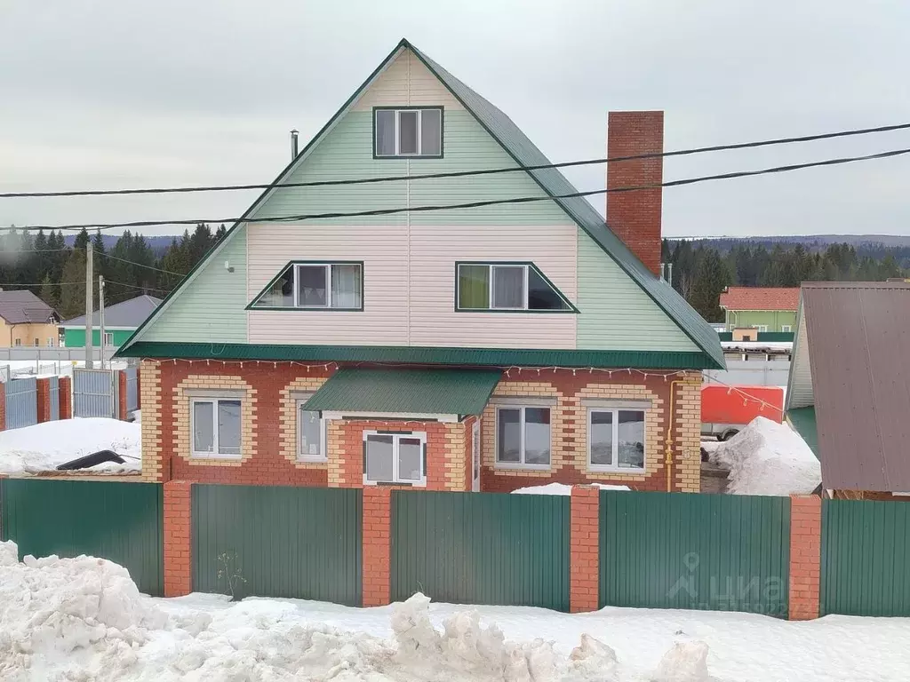 Коттедж в Пермский край, Ильинский муниципальный округ, д. Петрушата ... - Фото 1