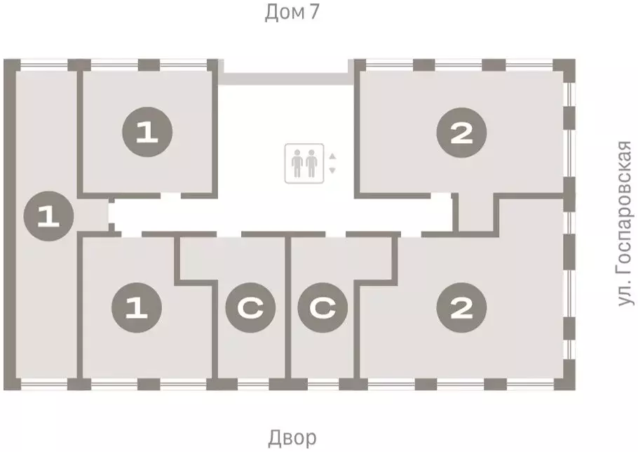 1-комнатная квартира: Тюмень, Причальная улица, 7 (40.94 м) - Фото 1