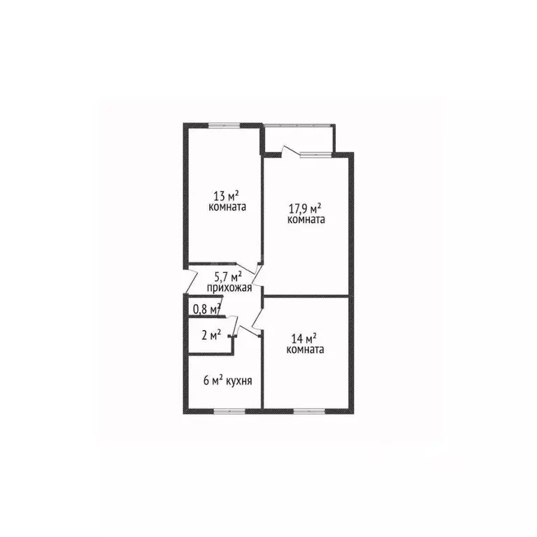 3-к кв. Краснодарский край, Геленджик городской округ, с. ... - Фото 1