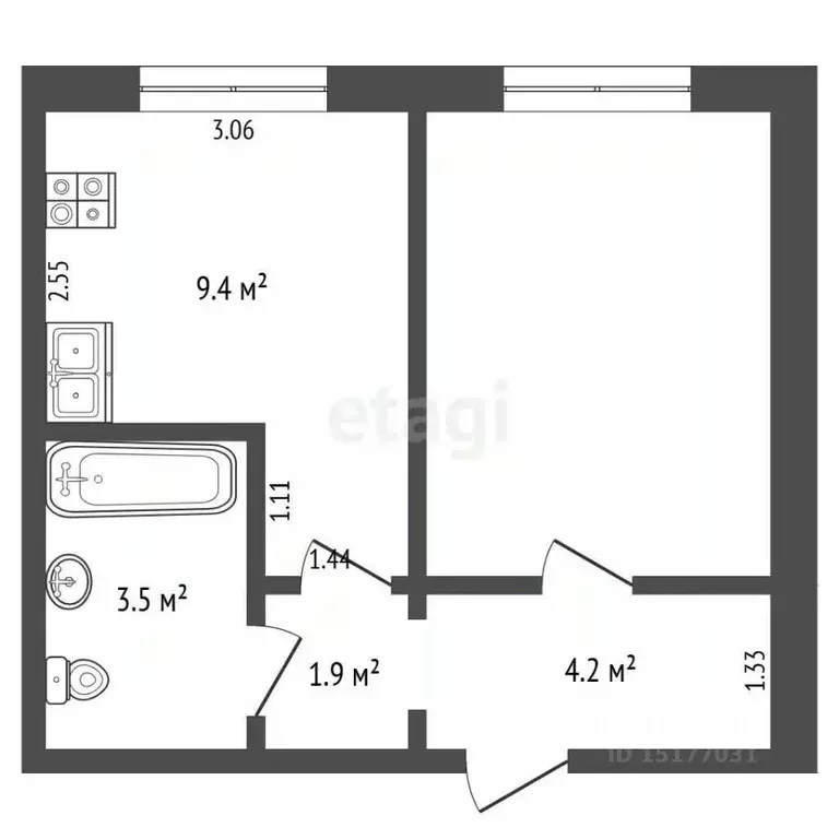 Комната Ямало-Ненецкий АО, Новый Уренгой ул. Геологоразведчиков, 2Б ... - Фото 2