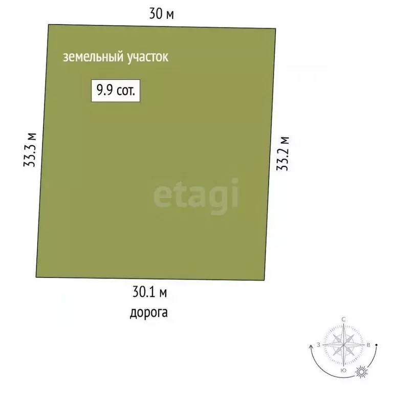 Участок в Крым, Симферопольский район, Молодежное пгт, Аграрник СНТ ... - Фото 2