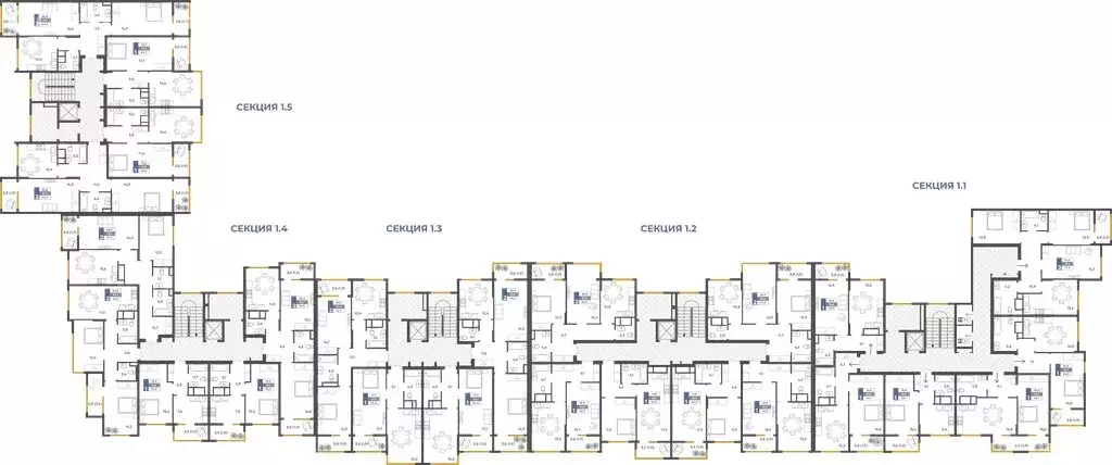 1-комнатная квартира: Перевальное, ЖК Предгорье (40.5 м) - Фото 2