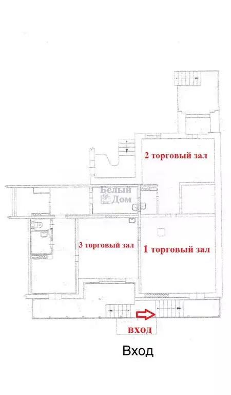 Помещение свободного назначения (121.5 м) - Фото 1