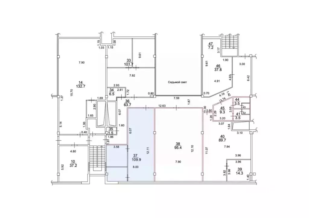 Офис в Москва Научный проезд, 19 (110 м) - Фото 2