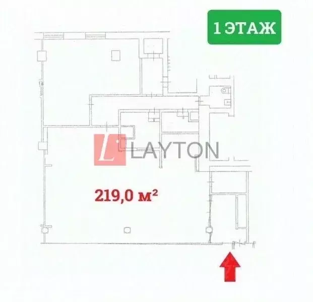 Торговая площадь в Москва Русаковская ул., 22 (219 м) - Фото 1