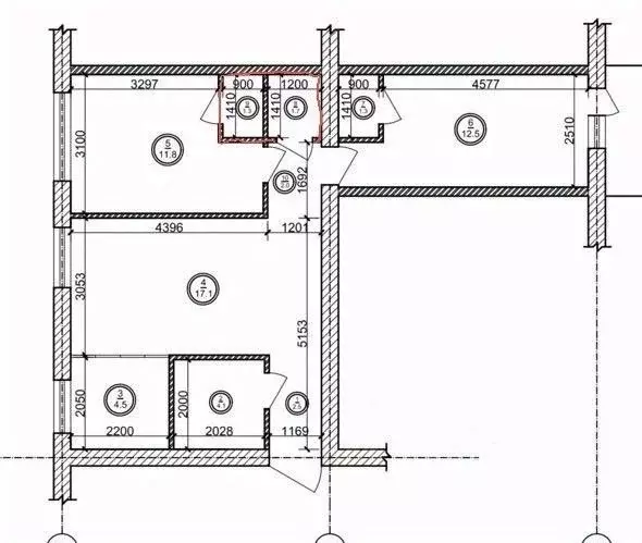 3-к кв. Крым, Симферополь ул. Ростовская, 22 (60.0 м) - Фото 2