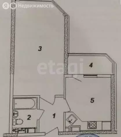 1-комнатная квартира: Анапа, Рождественская улица, 55к1 (40.5 м) - Фото 0