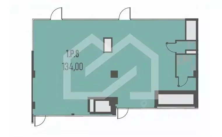 Помещение свободного назначения в Москва Складочная ул., 6С36 (134 м) - Фото 2