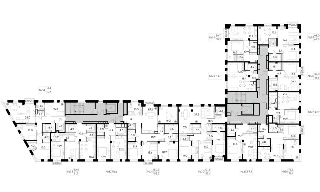 Свободной планировки кв. Пермский край, Пермь Пермская ул., 86 (131.1 ... - Фото 2