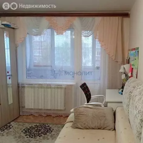 1-комнатная квартира: Нижний Новгород, улица Дмитрия Павлова, 4 (32.5 ... - Фото 0