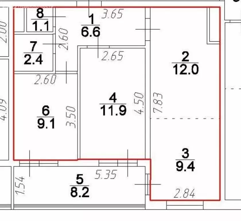 2-комнатная квартира: Краснодар, Российская улица, 267к5 (52.5 м) - Фото 0