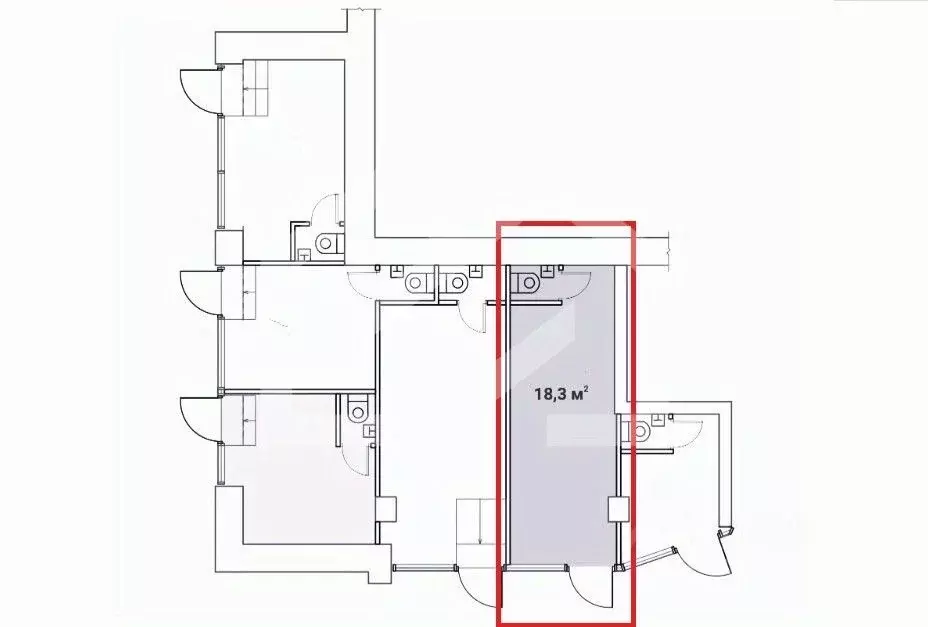 Помещение свободного назначения в Москва просп. Мира, 97 (19 м) - Фото 2