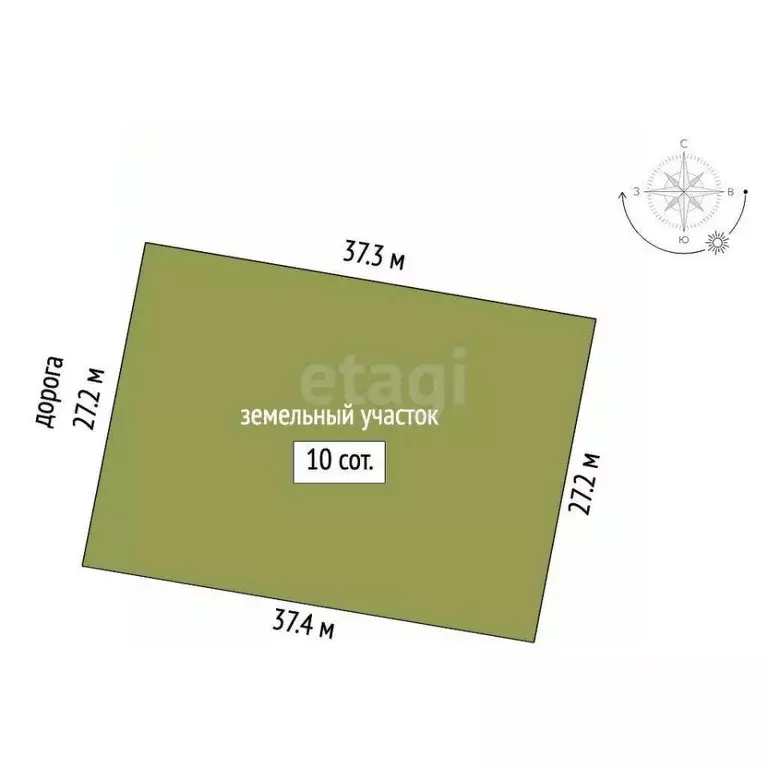 Участок в Ростовская область, Азовский район, Круглянское с/пос, с. ... - Фото 1