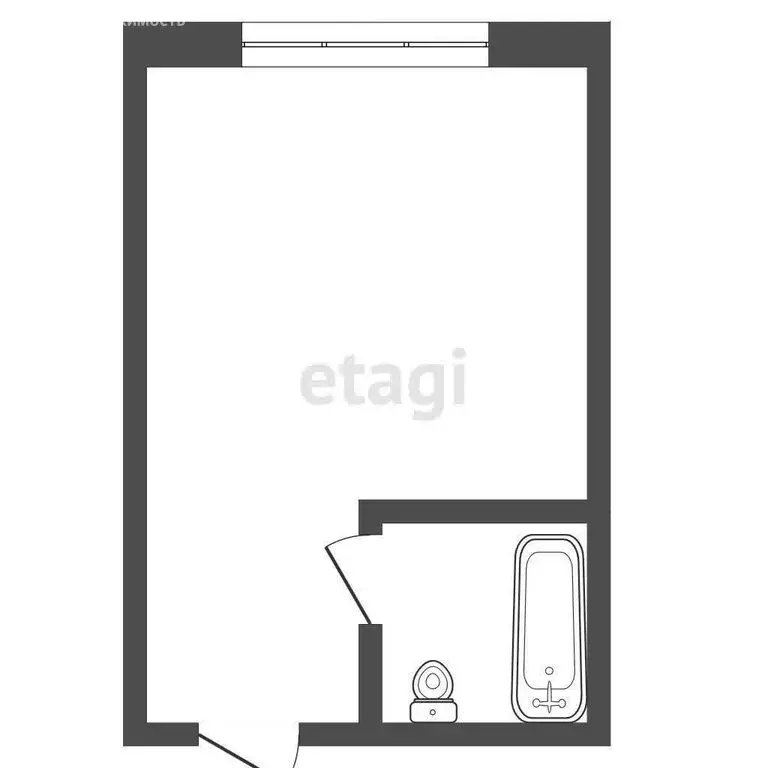 Квартира-студия: Юрга, проспект Победы, 41 (17 м) - Фото 1