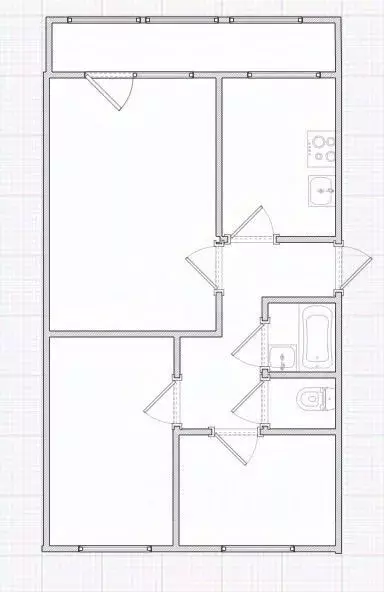 3-к кв. Костромская область, Волгореченск ул. Энергетиков, 6 (59.7 м) - Фото 1