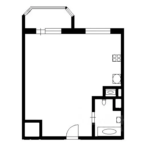 1-к кв. Московская область, Одинцово ул. Маковского, 26 (38.1 м) - Фото 2