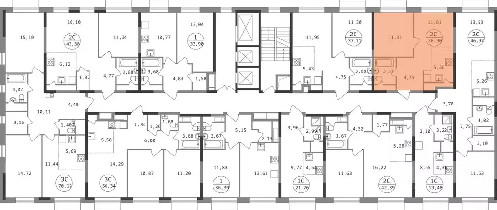 2-к кв. Московская область, Балашиха Новое Павлино мкр, Новоград ... - Фото 1