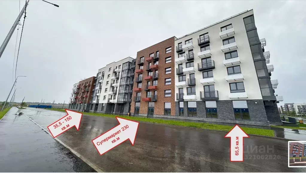 Торговая площадь в Московская область, Одинцовский городской округ, с. ... - Фото 1