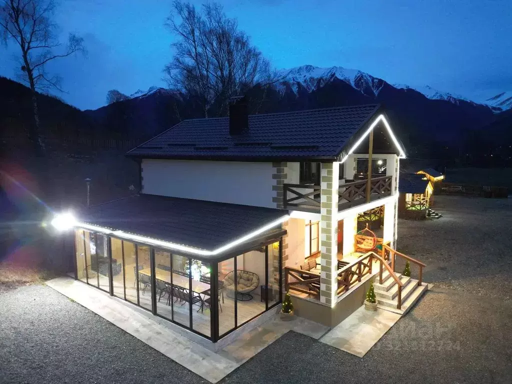 Дом в Карачаево-Черкесия, Теберда Карачаевский городской округ, ... - Фото 1