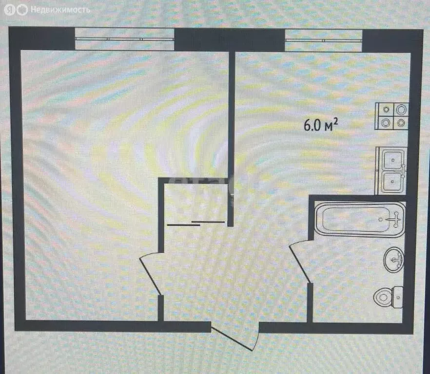 1-комнатная квартира: Балашов, Юбилейная улица, 32 (20.8 м) - Фото 1