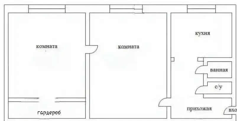 2-к кв. Санкт-Петербург ул. Карпинского, 36К4 (45.1 м) - Фото 2