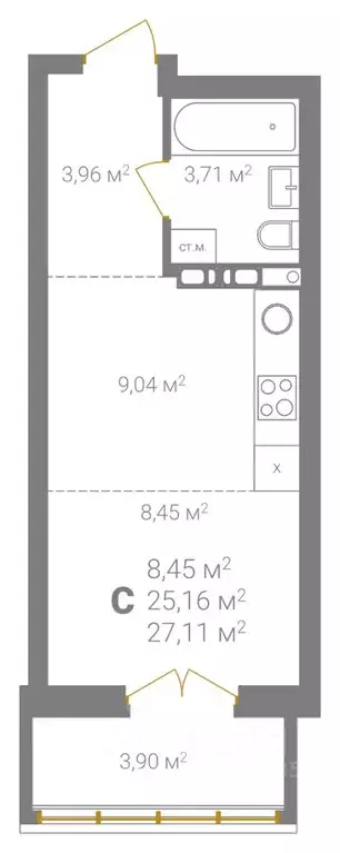 Студия Нижегородская область, Нижний Новгород Ветеринарная ул. (27.11 ... - Фото 2