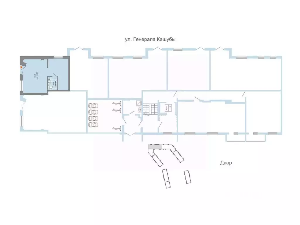Помещение свободного назначения в Ульяновская область, Ульяновск ул. ... - Фото 1