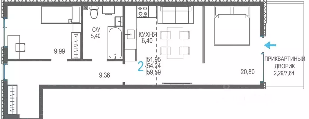 Студия Крым, Сакский район, Лесновское с/пос, с. Прибрежное Розовое ... - Фото 1