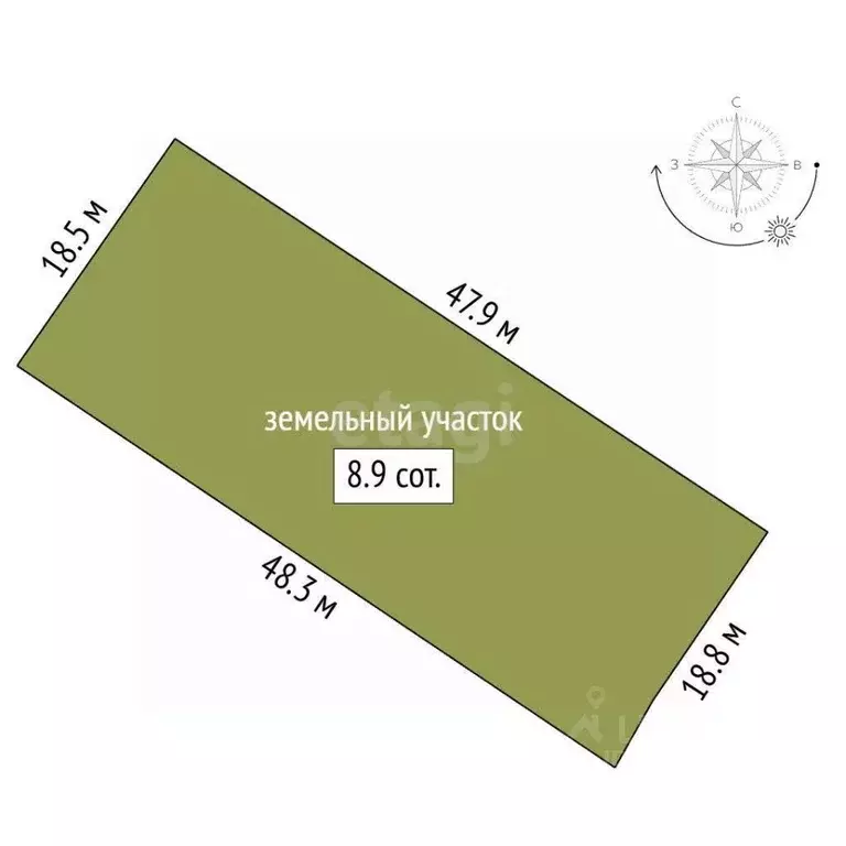 Участок в Ленинградская область, Лодейнопольский район, Янегское ... - Фото 2