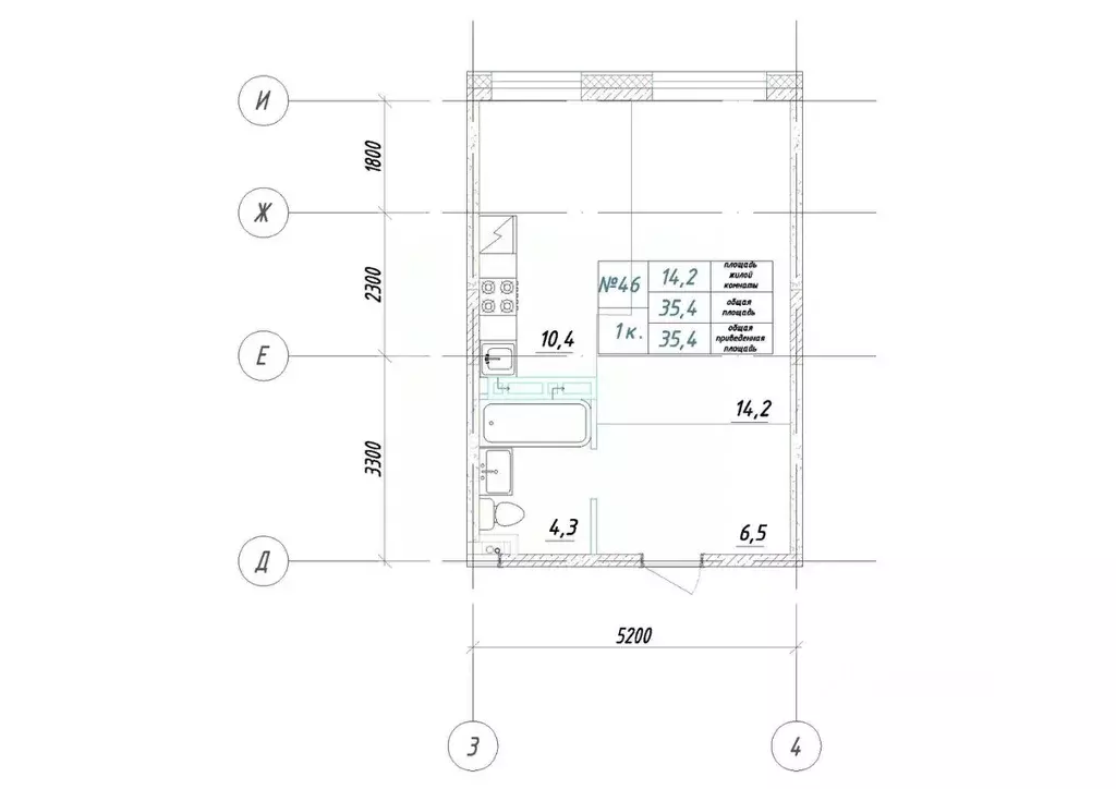 1-к кв. Приморский край, Большой Камень ул. Ленина, 14 (35.4 м) - Фото 1