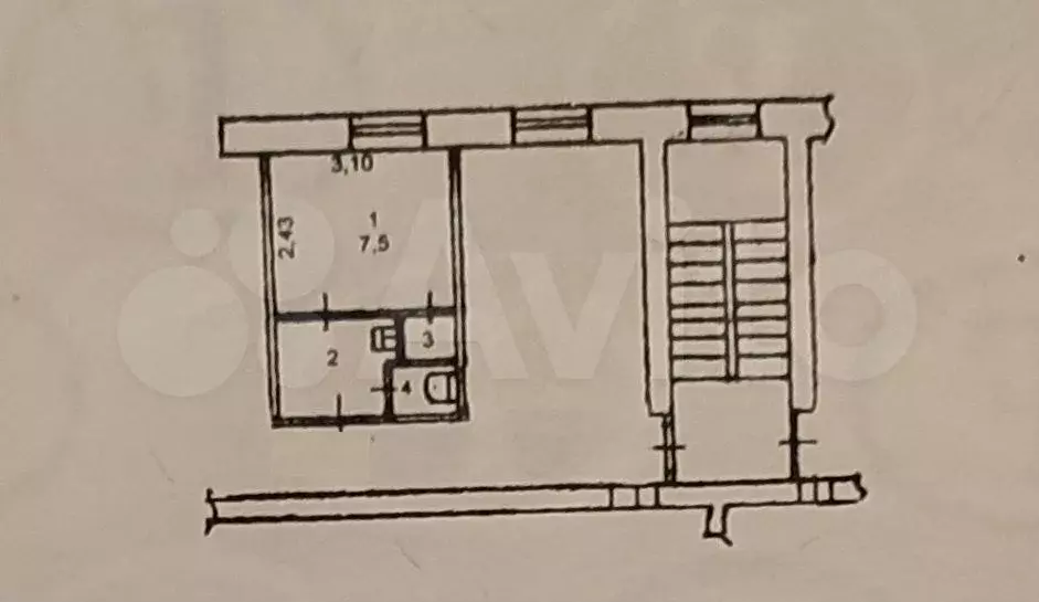 1-к. квартира, 12 м, 3/5 эт. - Фото 0