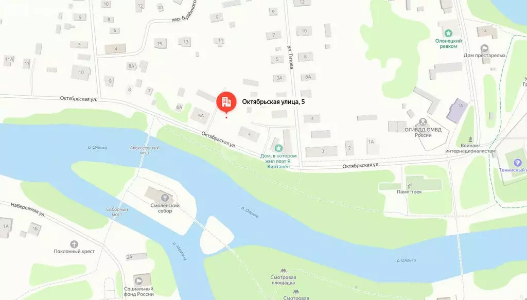 Участок в Олонец, Октябрьская улица (24.1 м) - Фото 1