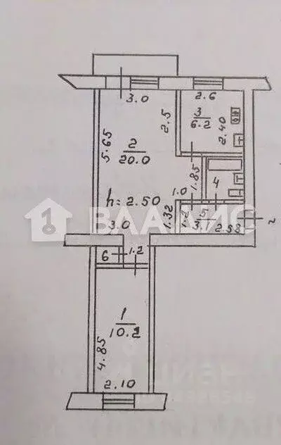 2-к кв. Краснодарский край, Новороссийск ул. Видова, 160 (44.0 м) - Фото 2