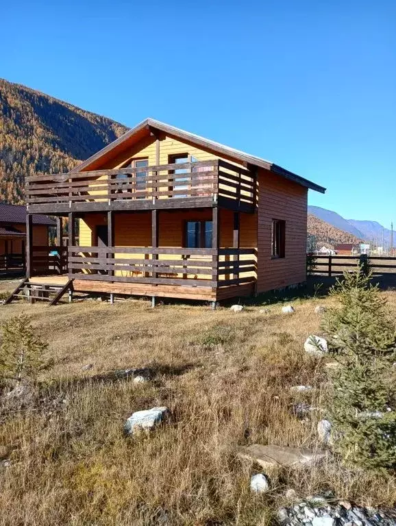 Дом в Алтай, Улаганский район, с. Акташ ул. Юбилейная, 25 (86 м) - Фото 1