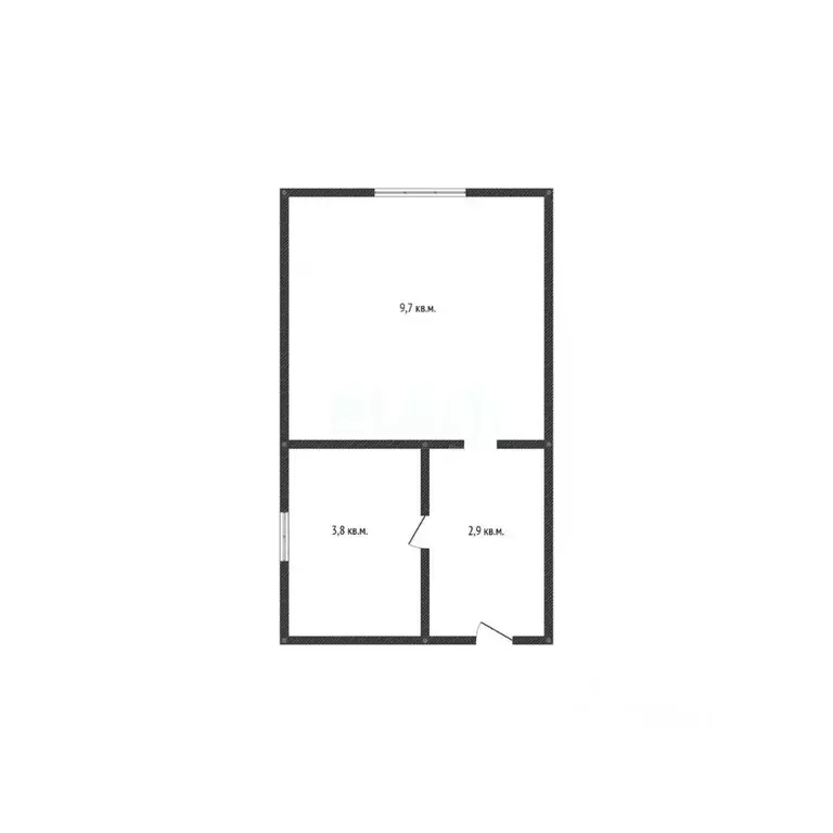 Комната Белгородская область, Губкин Комсомольская ул., 49А (16.4 м) - Фото 1