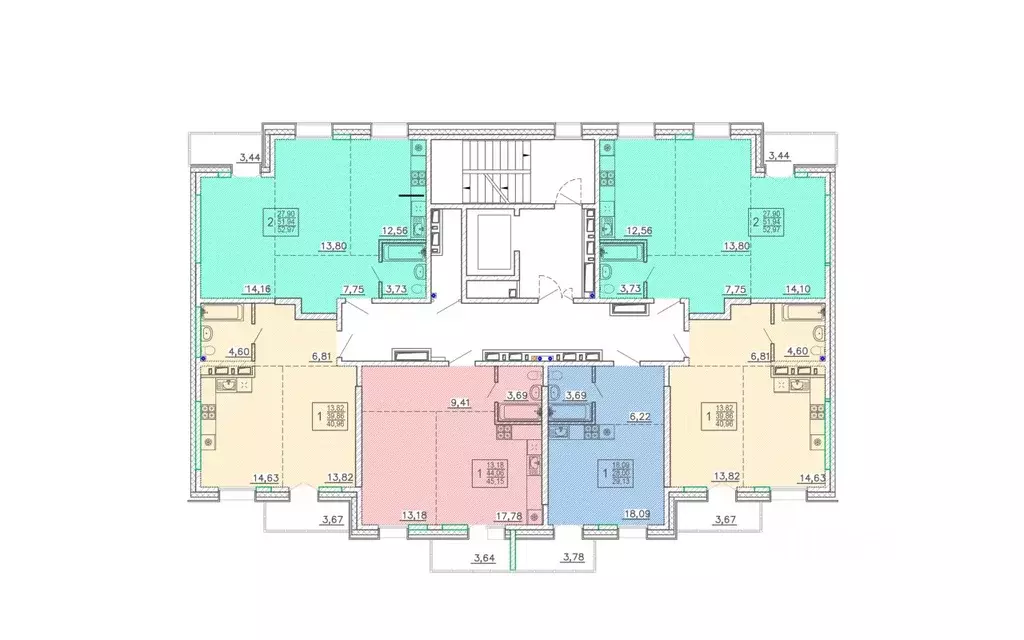 2-к кв. Бурятия, Улан-Удэ Энергетик мкр,  (52.97 м) - Фото 2