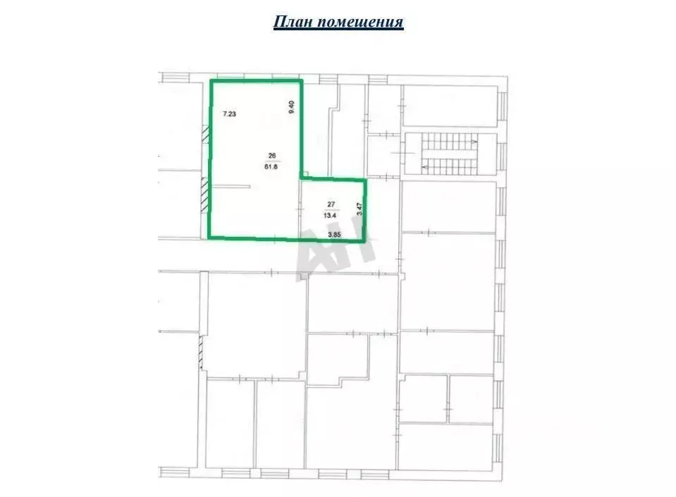 Помещение свободного назначения в Москва Лужнецкая наб., 6С2 (65 м) - Фото 2
