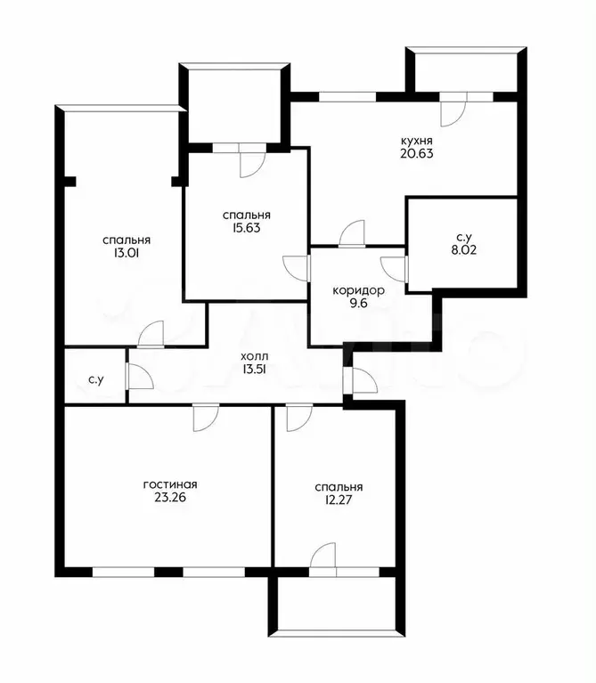 4-к. квартира, 130 м, 3/10 эт. - Фото 0