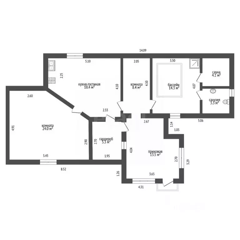 Дом в Омская область, Омск ул. Володарского, 38 (111 м) - Фото 1