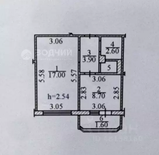 1-к кв. Чувашия, Чебоксары ул. П.В. Дементьева, 24 (36.4 м) - Фото 2