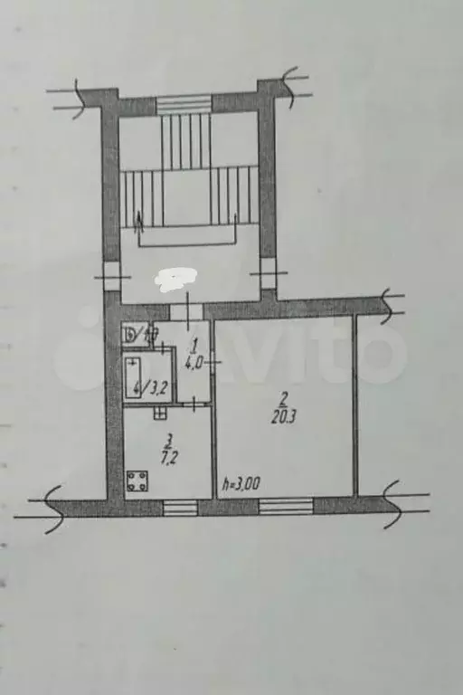 1-к. квартира, 36 м, 3/6 эт. - Фото 0