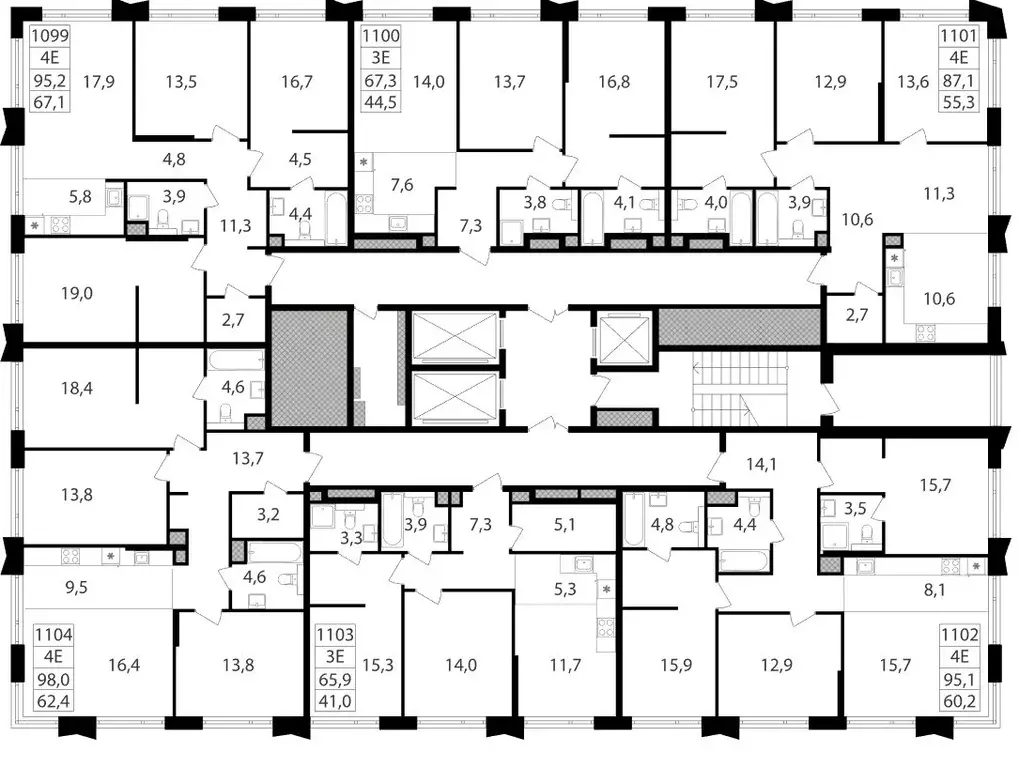 2-к кв. Москва Петровский Парк 2 жилой комплекс (65.9 м) - Фото 1